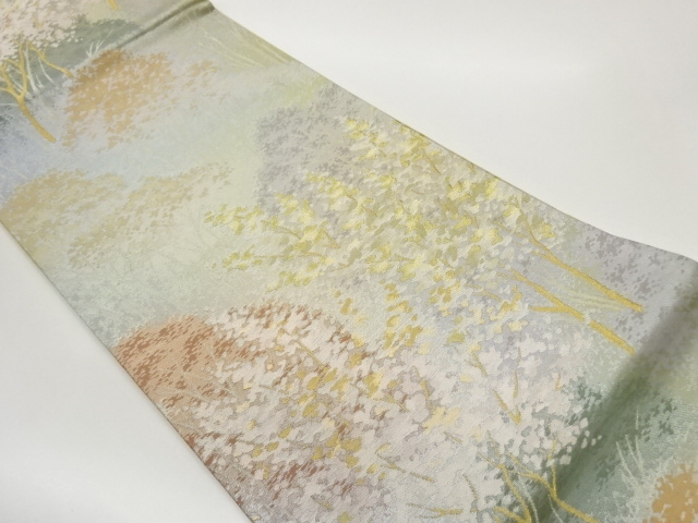 JAPANESE FUKURO OBI / WOVEN TREES